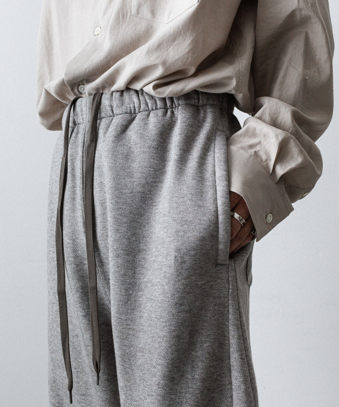 ssstein(シュタイン)のYAK/COTTON SWEAT EASY TROUSERS - TOP GREYの公式通販サイトsession福岡セレクトショップ