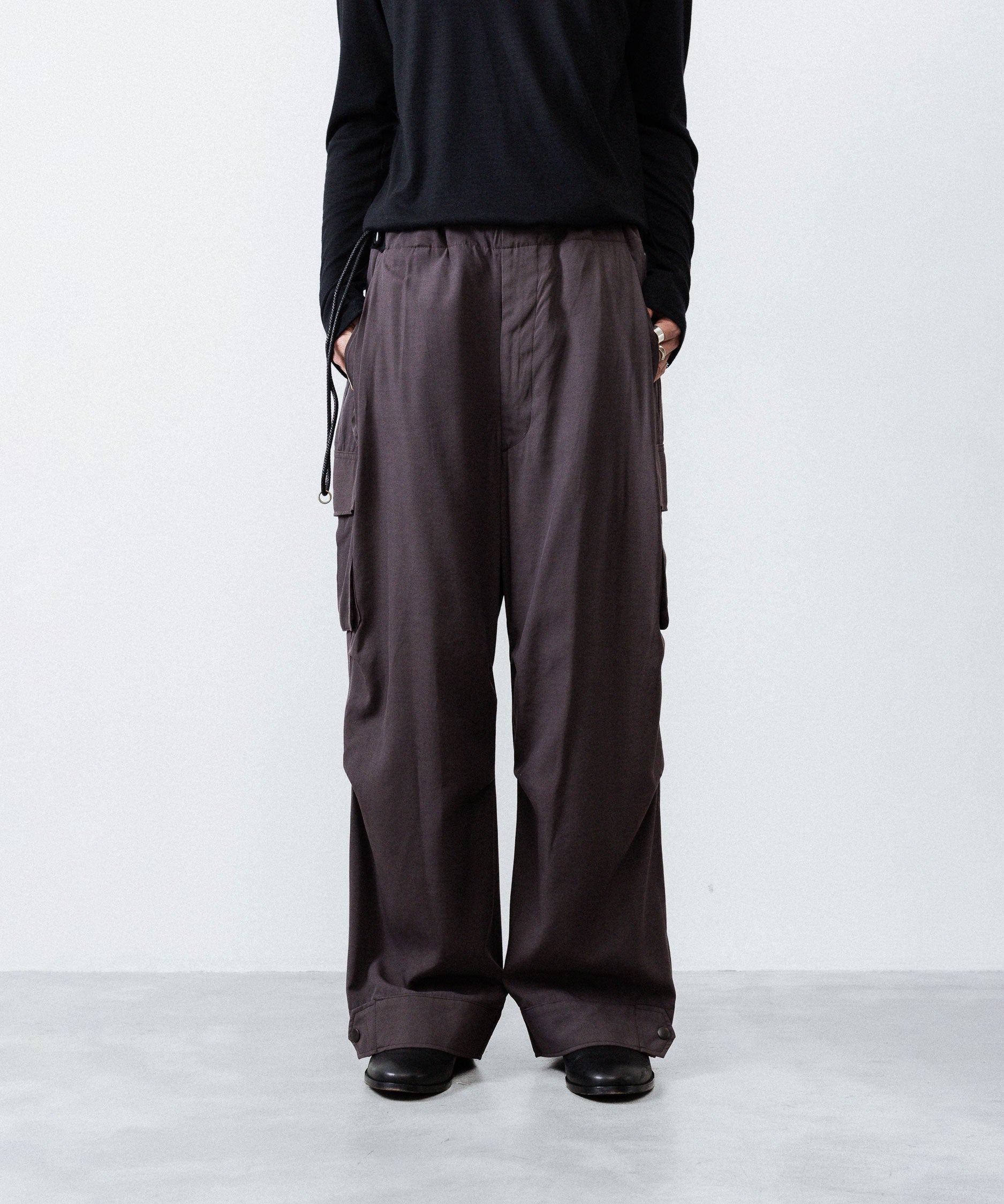 ANTHEM A アンセムエー PIGMENT AND DYE NO-BRAINER CARGO PANTSのDUSTY BROWN 公式通販サイトsession福岡セレクトショップ