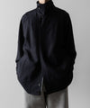 【ssstein】W/R/SI OVERSIZED HARRINGTON JACKET - DARK NAVY