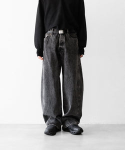 ssstein × UMBRO】DEFORMATION WIDE DENIM JEANS - BLACK | 公式通販