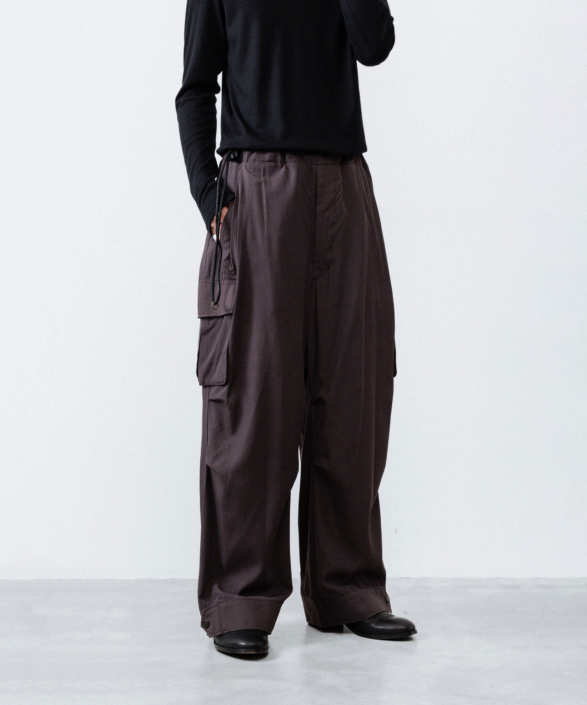 ANTHEM A アンセムエー PIGMENT AND DYE NO-BRAINER CARGO PANTSのDUSTY BROWN 公式通販サイトsession福岡セレクトショップ