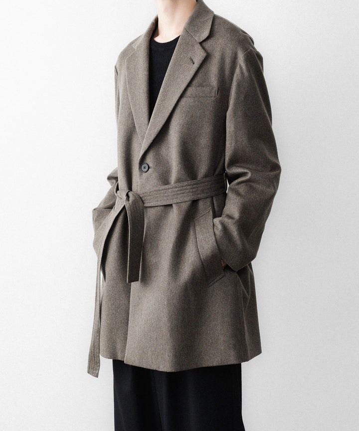 ssstein(シュタイン)のWOOL DOESKIN HALF COAT - TAUPEの公式通販サイトsession福岡セレクトショップ
