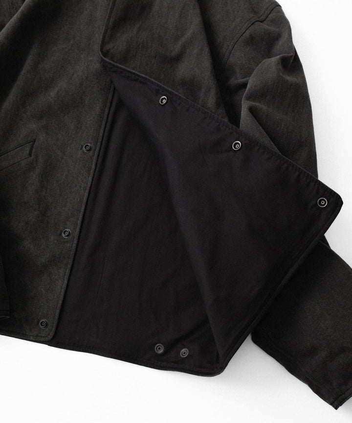 phebus フィーバスのSUMIZOME COACH JACKETのCHARCOAL 公式通販サイトsession福岡セレクトショップ