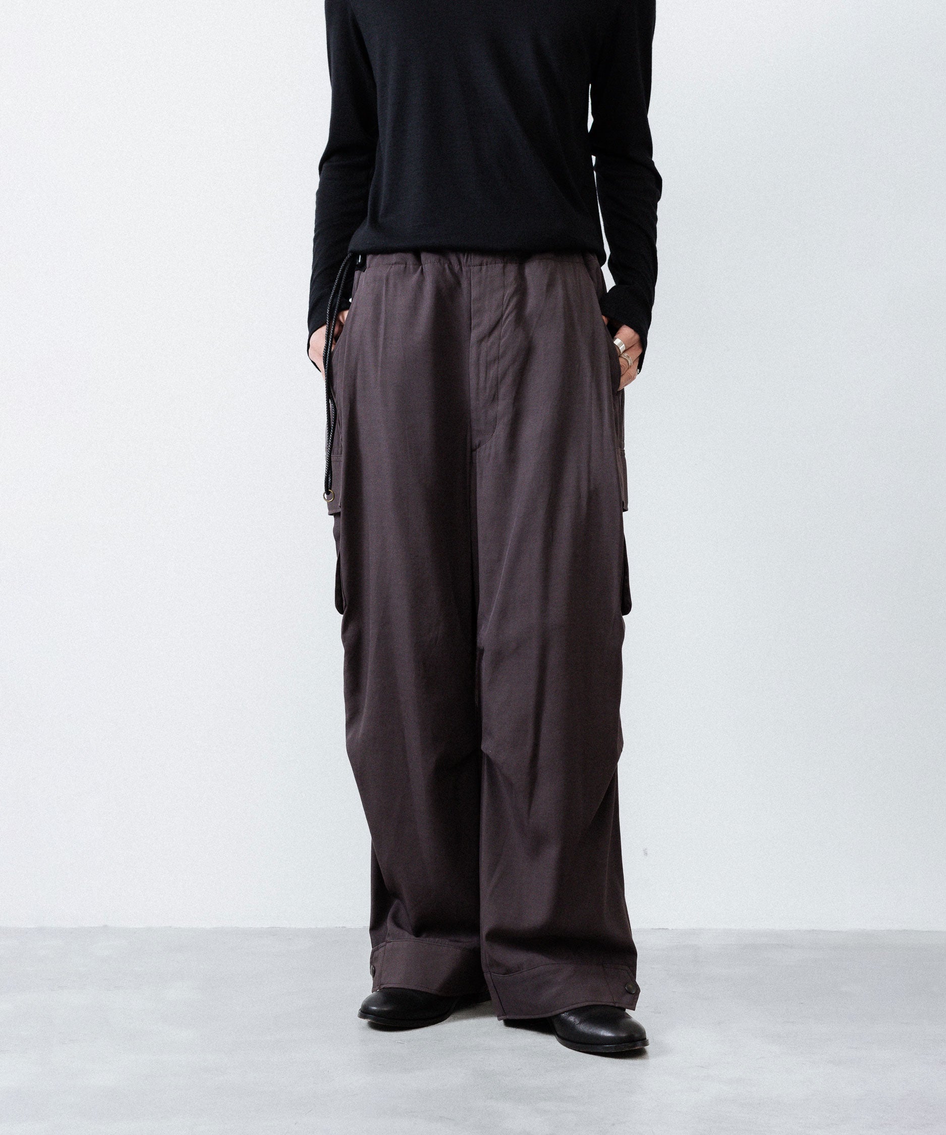 ANTHEM A アンセムエー PIGMENT AND DYE NO-BRAINER CARGO PANTSのDUSTY BROWN 公式通販サイトsession福岡セレクトショップ