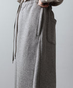 画像をギャラリービューアに読み込む, ssstein(シュタイン)のYAK/COTTON SWEAT EASY TROUSERS - TOP GREYの公式通販サイトsession福岡セレクトショップ
