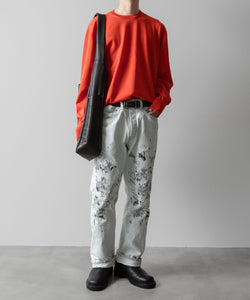 ssstein(シュタイン)の24AWコレクション WOOL SILK KNIT CREW NECK LS - ORANGE 公式通販サイトsession福岡セレクトショップ