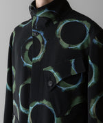 画像をギャラリービューアに読み込む, UJOH(ウジョー)のCURVE STAND COLLAR BLOUSON - BLACKの公式通販サイトsession福岡セレクトショップ
