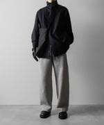 画像をギャラリービューアに読み込む, ssstein(シュタイン)のCOTTON DOUBLE KNIT TWIST SEAM PANTS - TOP GREYの公式通販サイトsession福岡セレクトショップ
