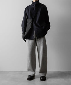 ssstein(シュタイン)のCOTTON DOUBLE KNIT TWIST SEAM PANTS - TOP GREYの公式通販サイトsession福岡セレクトショップ