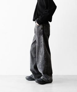 ssstein × UMBRO】DEFORMATION WIDE DENIM JEANS - BLACK | 公式通販