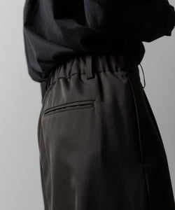 ssstein(シュタイン)のTWIST SEAM WIDE EASY TROUSERS - GREY KHAKIの公式通販サイトsession福岡セレクトショップ