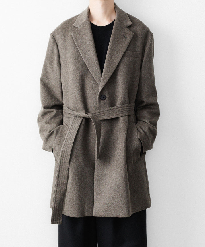 ssstein(シュタイン)のWOOL DOESKIN HALF COAT - TAUPEの公式通販サイトsession福岡セレクトショップ