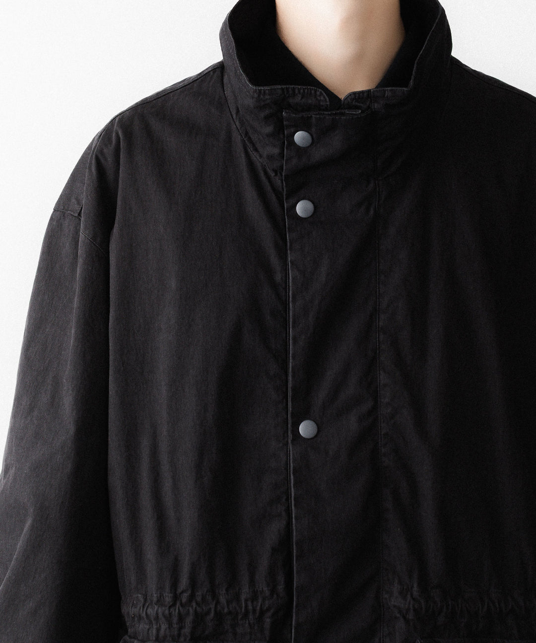 concause-コンコースのHALF MOUNTAIN COATのBLACK公式通販サイトsession福岡セレクトショップ