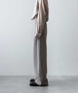 ssstein / シュタイン】YAK/COTTON SWEAT EASY TROUSERS - TOP GREY