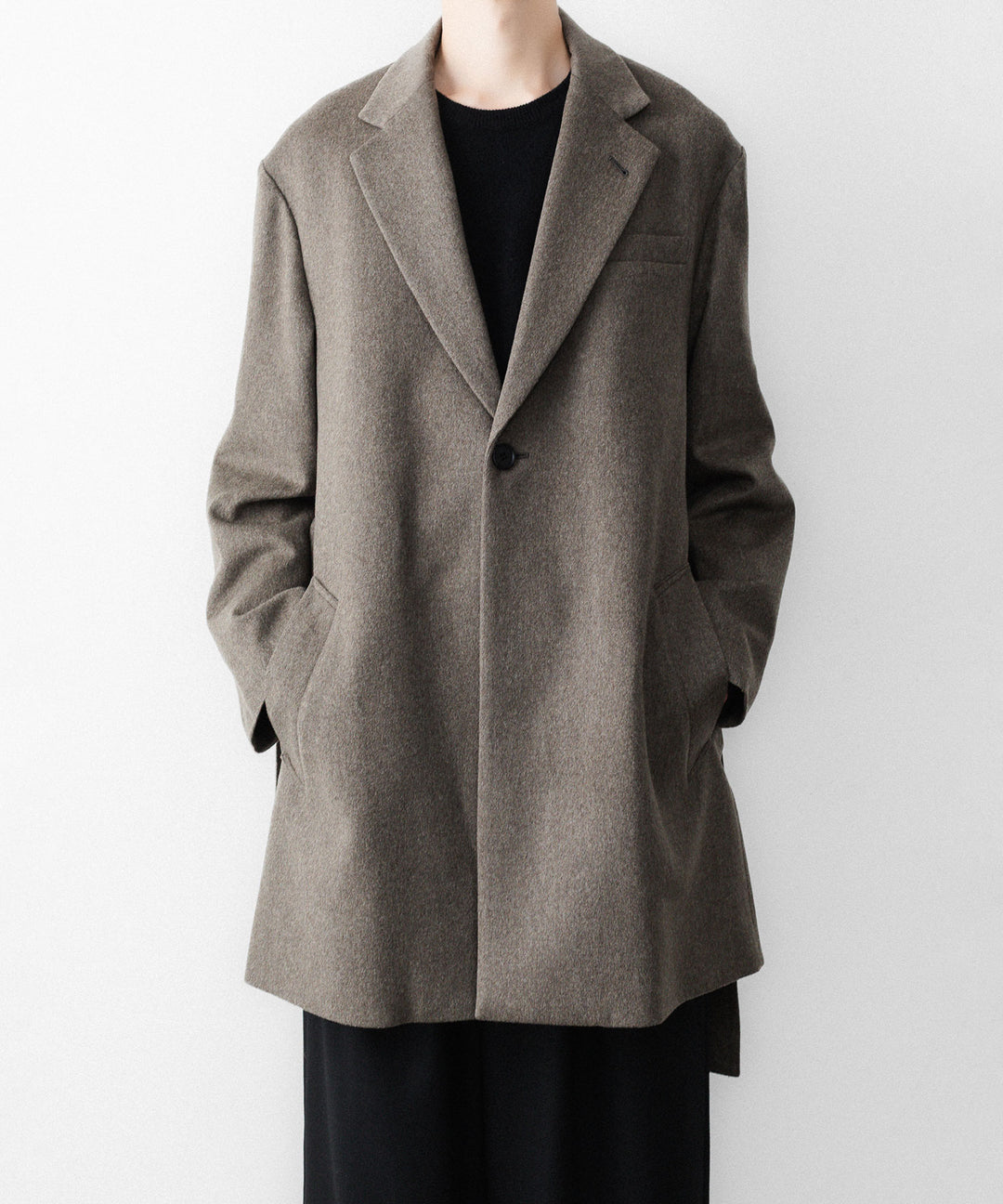 ssstein(シュタイン)のWOOL DOESKIN HALF COAT - TAUPEの公式通販サイトsession福岡セレクトショップ