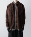 【ssstein】RACOON KNIT SHIRT - DARK BROWN