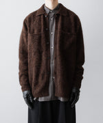 画像をギャラリービューアに読み込む, ssstein(シュタイン)のRACOON KNIT SHIRT - DARK BROWNの公式通販サイトsession福岡セレクトショップ
