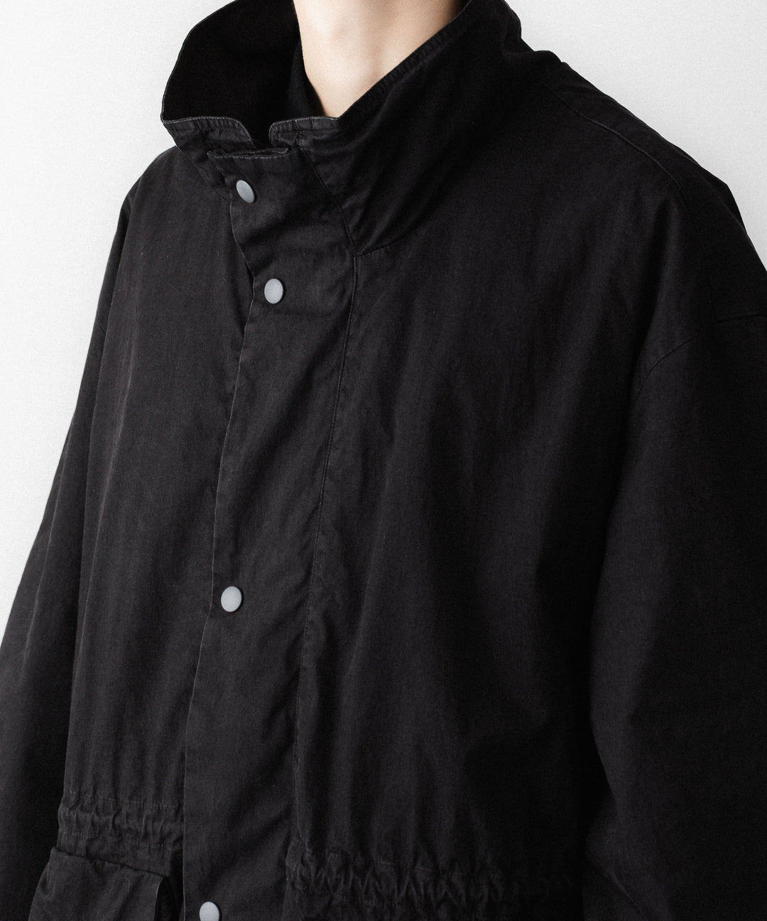 concause-コンコースのHALF MOUNTAIN COATのBLACK公式通販サイトsession福岡セレクトショップ