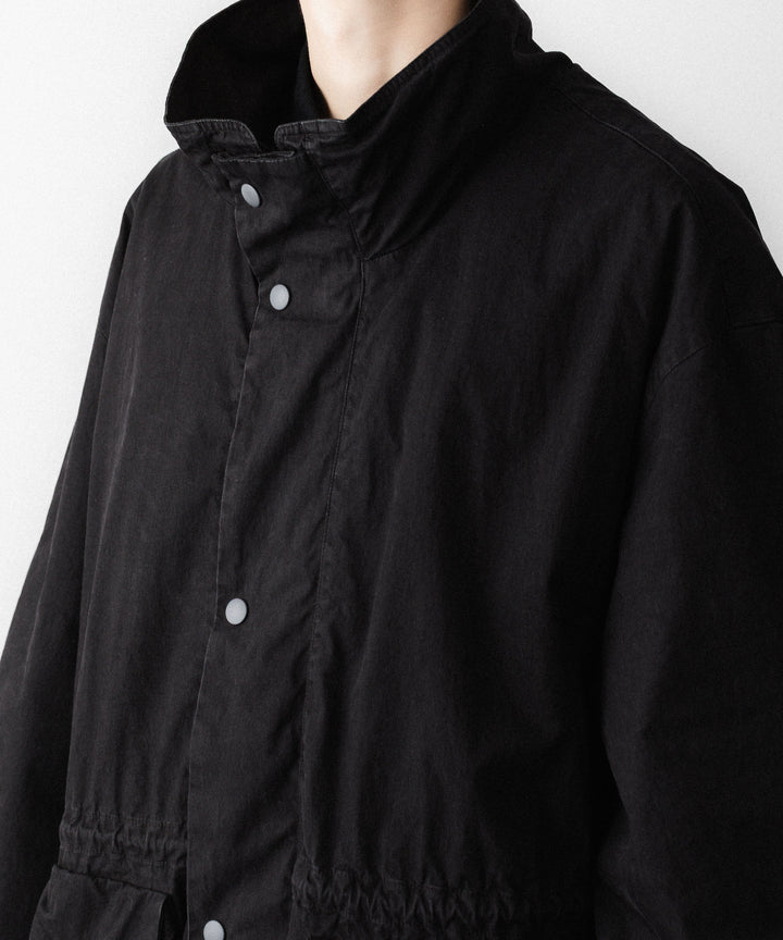 concause-コンコースのHALF MOUNTAIN COATのBLACK公式通販サイトsession福岡セレクトショップ