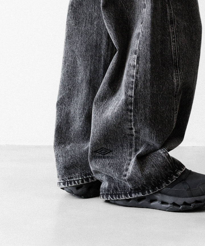 ssstein×UMBRO(シュタイン×アンブロ)のDEFORMATION WIDE DENIM JEANS - BLACKの公式通販サイトsession福岡セレクトショップ