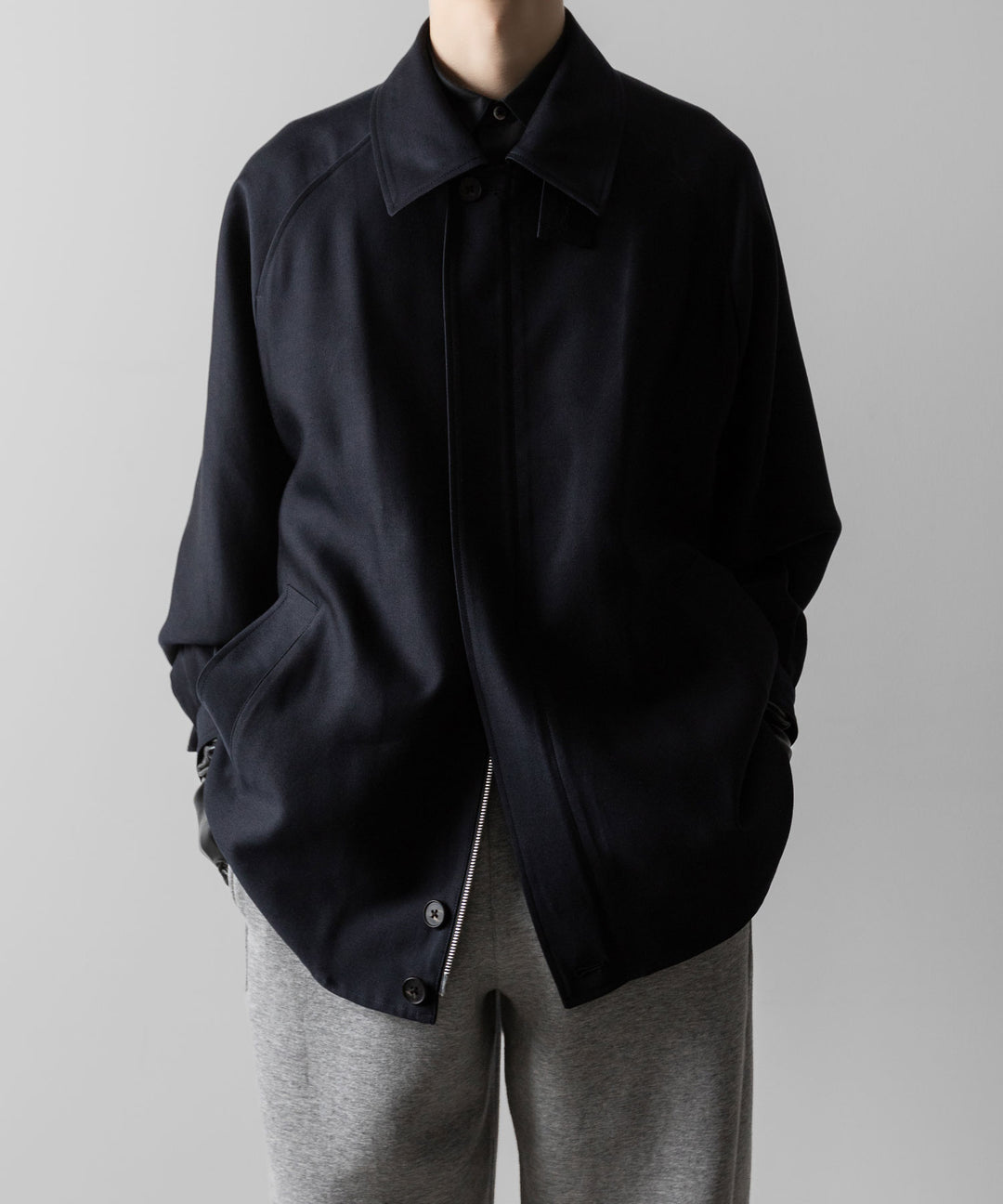 ssstein(シュタイン)のW/R/SI OVERSIZED HARRINGTON JACKET - DARK NAVYの公式通販サイトsession福岡セレクトショップ