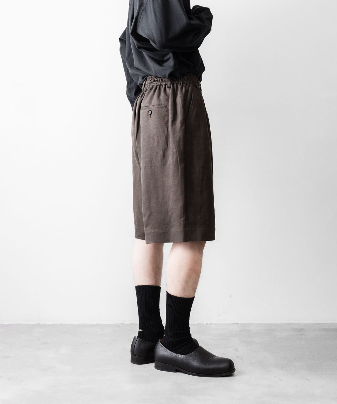 ssstein(シュタイン)のVIS/LI/RA TWILL WIDE EASY SHORT TROUSERS - KHAKI BROWNの公式通販サイトsession福岡セレクトショップ