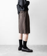 画像をギャラリービューアに読み込む, ssstein(シュタイン)のVIS/LI/RA TWILL WIDE EASY SHORT TROUSERS - KHAKI BROWNの公式通販サイトsession福岡セレクトショップ
