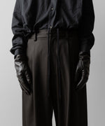 画像をギャラリービューアに読み込む, ssstein(シュタイン)のTWIST SEAM WIDE EASY TROUSERS - GREY KHAKIの公式通販サイトsession福岡セレクトショップ
