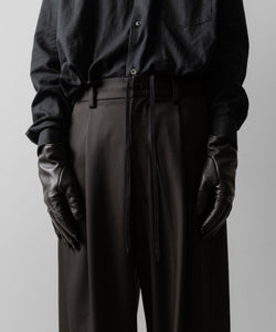 ssstein(シュタイン)のTWIST SEAM WIDE EASY TROUSERS - GREY KHAKIの公式通販サイトsession福岡セレクトショップ