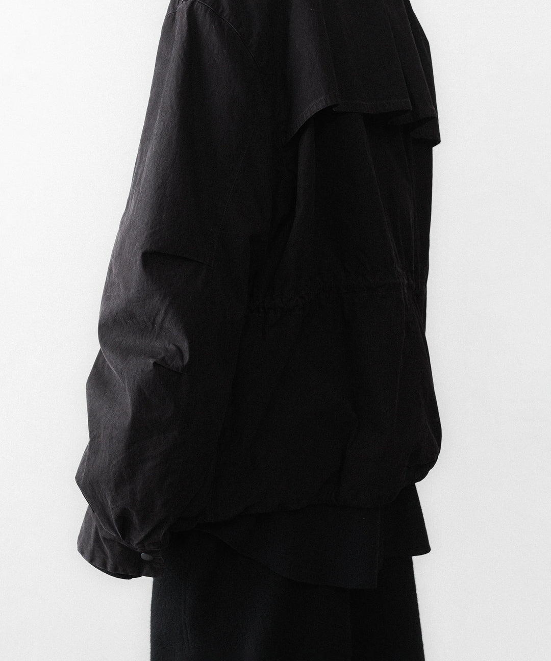 concause-コンコースのHALF MOUNTAIN COATのBLACK公式通販サイトsession福岡セレクトショップ