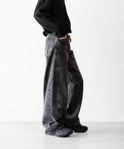 ssstein × UMBRO】DEFORMATION WIDE DENIM JEANS - BLACK | 公式通販