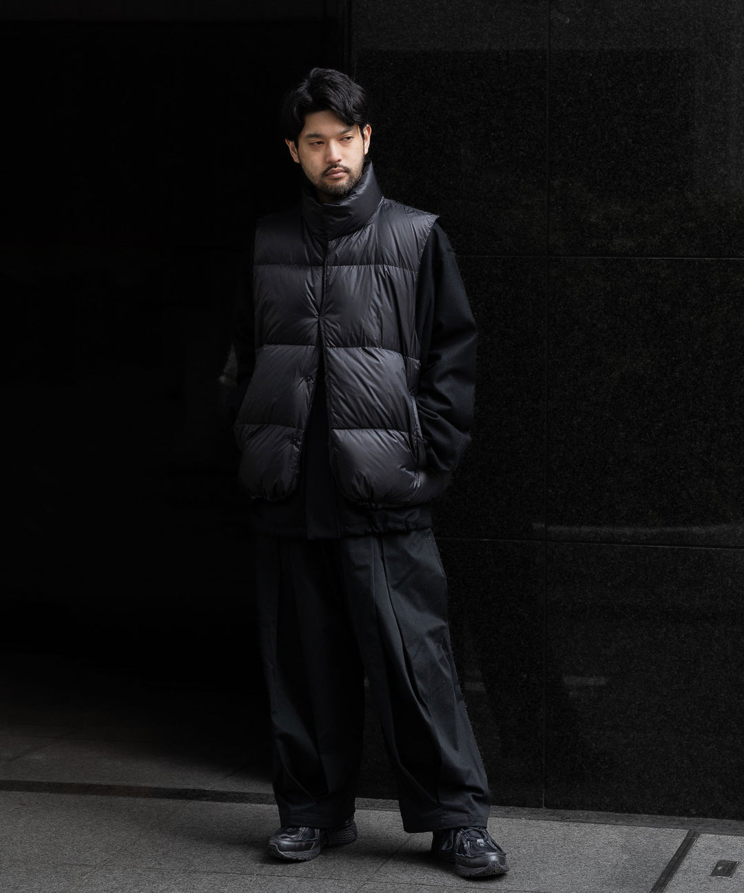 ssstein シュタイン のDOWN PADDED VESTのBLACKの公式通販サイトsession福岡セレクトショップ
