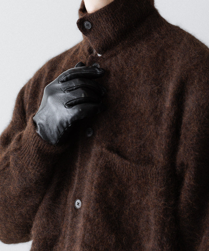 ssstein(シュタイン)のRACOON KNIT SHIRT - DARK BROWNの公式通販サイトsession福岡セレクトショップ