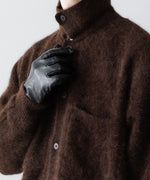 画像をギャラリービューアに読み込む, ssstein(シュタイン)のRACOON KNIT SHIRT - DARK BROWNの公式通販サイトsession福岡セレクトショップ
