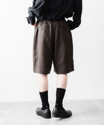 画像をギャラリービューアに読み込む, ssstein(シュタイン)のVIS/LI/RA TWILL WIDE EASY SHORT TROUSERS - KHAKI BROWNの公式通販サイトsession福岡セレクトショップ
