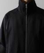 画像をギャラリービューアに読み込む, ssstein(シュタイン)のW/SI SATIN ZIP UP SHORT JACKET - BLACKの公式通販サイトsession福岡セレクトショップ
