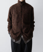 画像をギャラリービューアに読み込む, ssstein(シュタイン)のRACOON KNIT SHIRT - DARK BROWNの公式通販サイトsession福岡セレクトショップ
