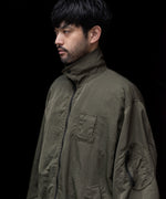 画像をギャラリービューアに読み込む, ssstein(シュタイン)のBIO WASHED NYLON OVERSIZED FIGHT JACKET - MILITARY KHAKIの公式通販サイトsession福岡セレクトショップ
