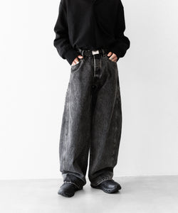 ssstein × UMBRO】DEFORMATION WIDE DENIM JEANS - BLACK | 公式通販