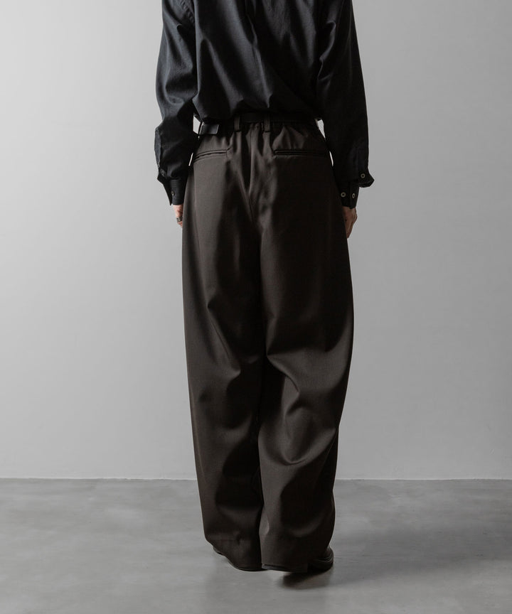 ssstein(シュタイン)のTWIST SEAM WIDE EASY TROUSERS - GREY KHAKIの公式通販サイトsession福岡セレクトショップ