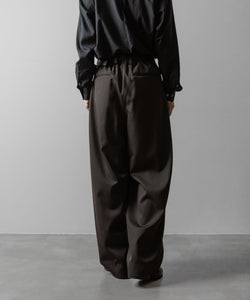 ssstein(シュタイン)のTWIST SEAM WIDE EASY TROUSERS - GREY KHAKIの公式通販サイトsession福岡セレクトショップ