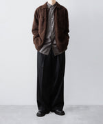 画像をギャラリービューアに読み込む, ssstein(シュタイン)のRACOON KNIT SHIRT - DARK BROWNの公式通販サイトsession福岡セレクトショップ
