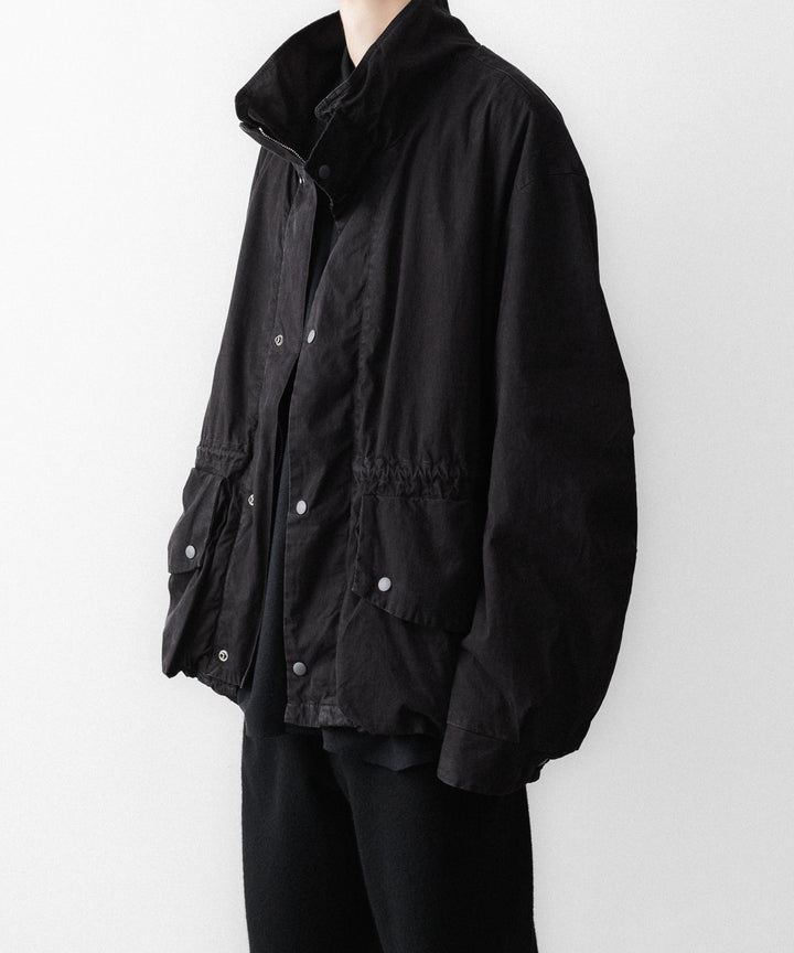 concause-コンコースのHALF MOUNTAIN COATのBLACK公式通販サイトsession福岡セレクトショップ