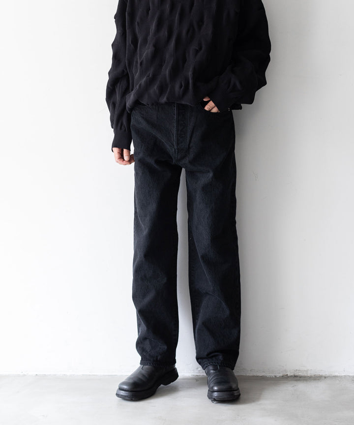 stein(シュタイン)の23AWコレクション5PK VINTAGE REPRODUCTION DENIM JEANSのBLACK