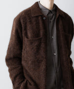 画像をギャラリービューアに読み込む, ssstein(シュタイン)のRACOON KNIT SHIRT - DARK BROWNの公式通販サイトsession福岡セレクトショップ
