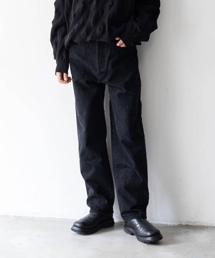 stein(シュタイン)の23AWコレクション5PK VINTAGE REPRODUCTION DENIM JEANSのBLACK