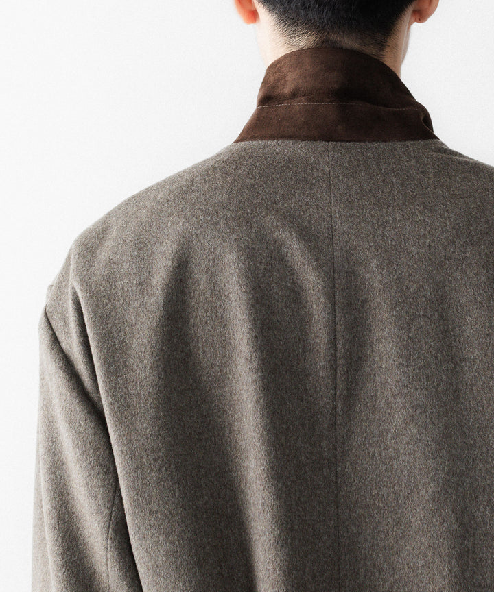 ssstein(シュタイン)のWOOL DOESKIN HALF COAT - TAUPEの公式通販サイトsession福岡セレクトショップ