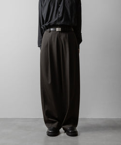 ssstein(シュタイン)のTWIST SEAM WIDE EASY TROUSERS - GREY KHAKIの公式通販サイトsession福岡セレクトショップ