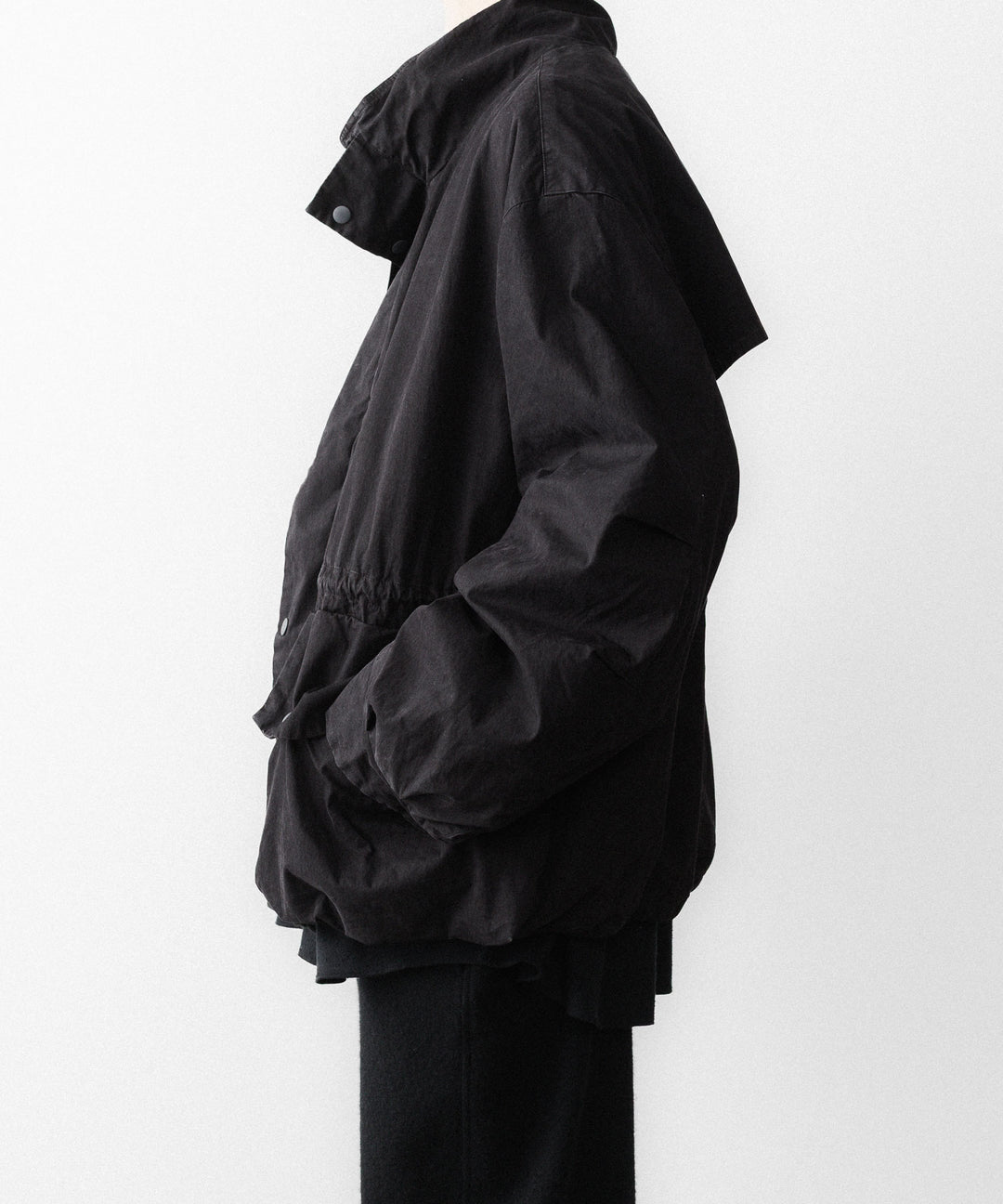 concause-コンコースのHALF MOUNTAIN COATのBLACK公式通販サイトsession福岡セレクトショップ