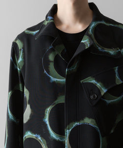 UJOH(ウジョー)のCURVE STAND COLLAR BLOUSON - BLACKの公式通販サイトsession福岡セレクトショップ